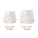Esembly Cloth Diaper Inner, Trim-Fitting, Certified Organic Cotton, Reusable and Absorbent Leak-Proof Diapers with Snap Closure for Eco-Friendly Diapering, 3-Pack Size 2 (18-35lbs) - Image 4